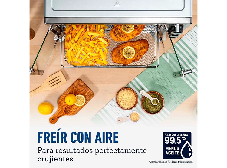 HORNO ELÉCTRICO OSTER 42 L TSSTTVFDMAFNS-052 CON FREIDORA DE AIRE ® PUERTAS ESTILO FRANCÉS - 4