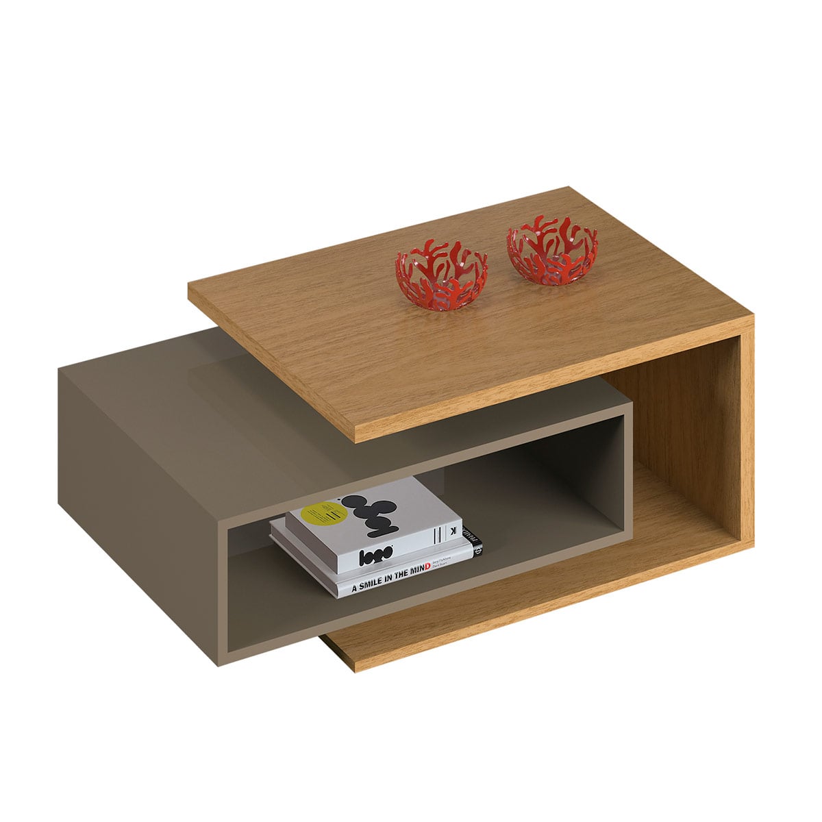MESA DE CENTRO DI PORETTI DESIGN DIVA CAFÉ 88 X 51.5 CM - 2