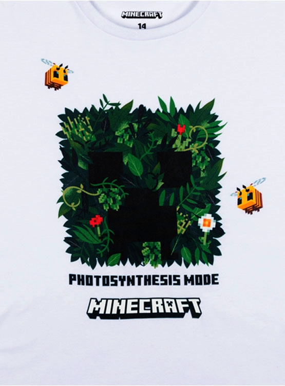 POLERA MANGA LARGA NIÑA MINECRAFT - 3