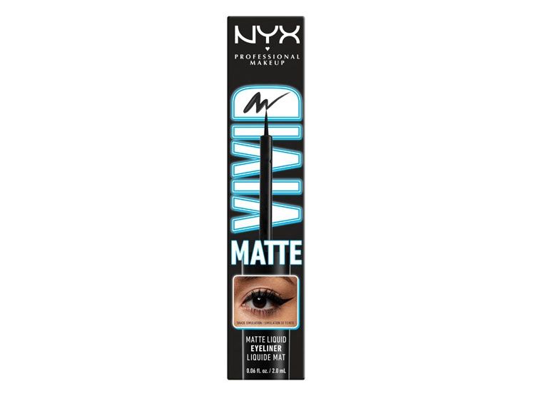 DELINEADOR DE OJOS NYX LÍQUIDO VIVID MATTE 2 ML - 4