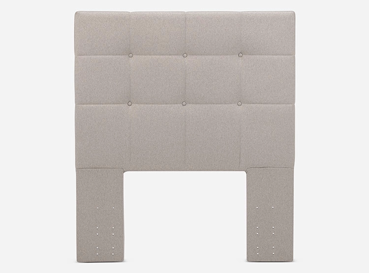 RESPALDO ROSEN ISSEY NIEBLA 1.5 PLAZAS MADERA GRIS - 1