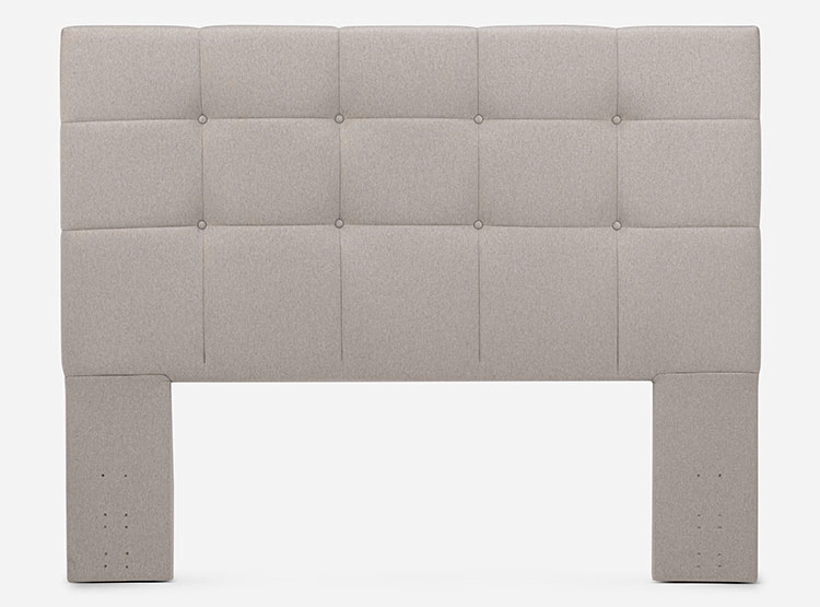 RESPALDO ROSEN ISSEY NIEBLA 2 PLAZAS MADERA GRIS - 1