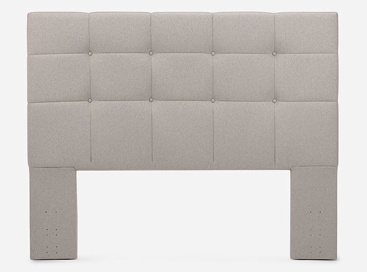 RESPALDO ROSEN ISSEY NIEBLA KING MADERA GRIS - 1