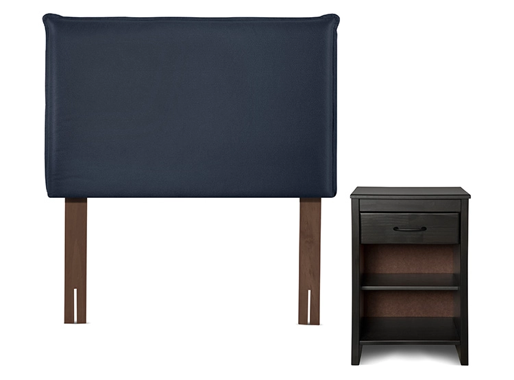 SET DE MUEBLES ROSEN MAURICE 1-2 PLAZAS MADERA AZUL MARINO - 3