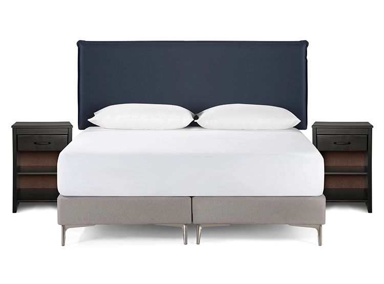 SET DE MUEBLES ROSEN MAURICE 2 PLAZAS MADERA AZUL MARINO - 1