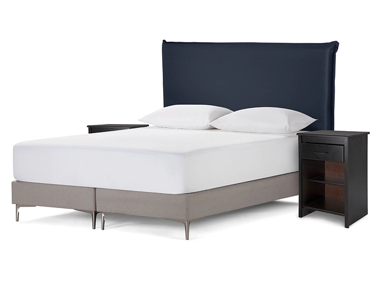 SET DE MUEBLES ROSEN MAURICE 2 PLAZAS MADERA AZUL MARINO - 2