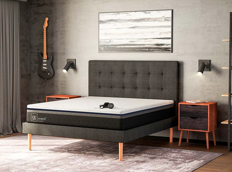 BASE CAMA CIC EUROPEA HYDRID PLUS KING GRIS - 7