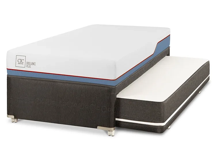 CAMA DIVAN CIC EXCELLENCE PLUS BLACK 1.5 PLAZAS AZUL - 2
