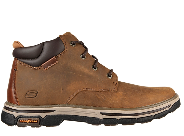 BOTINES CUERO HOMBRE SKECHERS CAFE SEGMENT 2.0 BROGDEN - 1