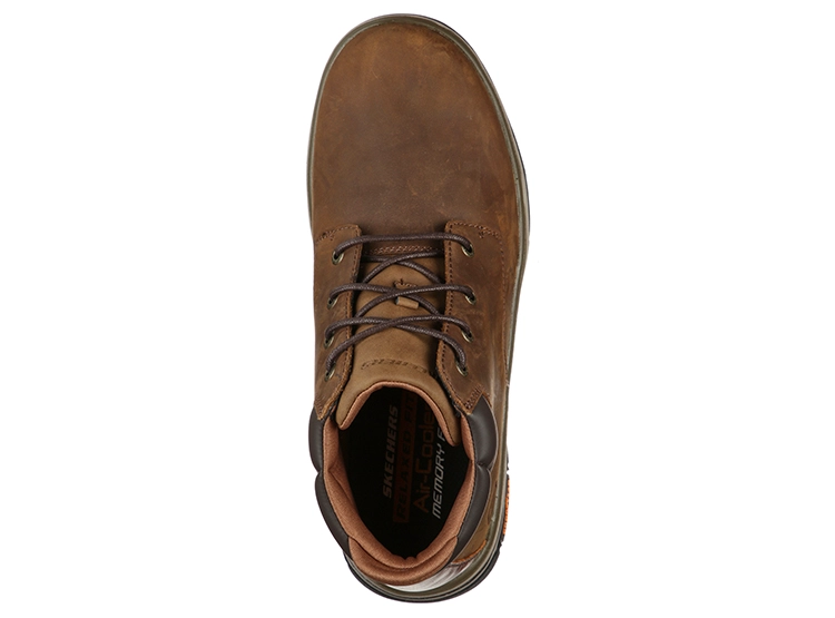 BOTINES CUERO HOMBRE SKECHERS CAFE SEGMENT 2.0 BROGDEN - 5