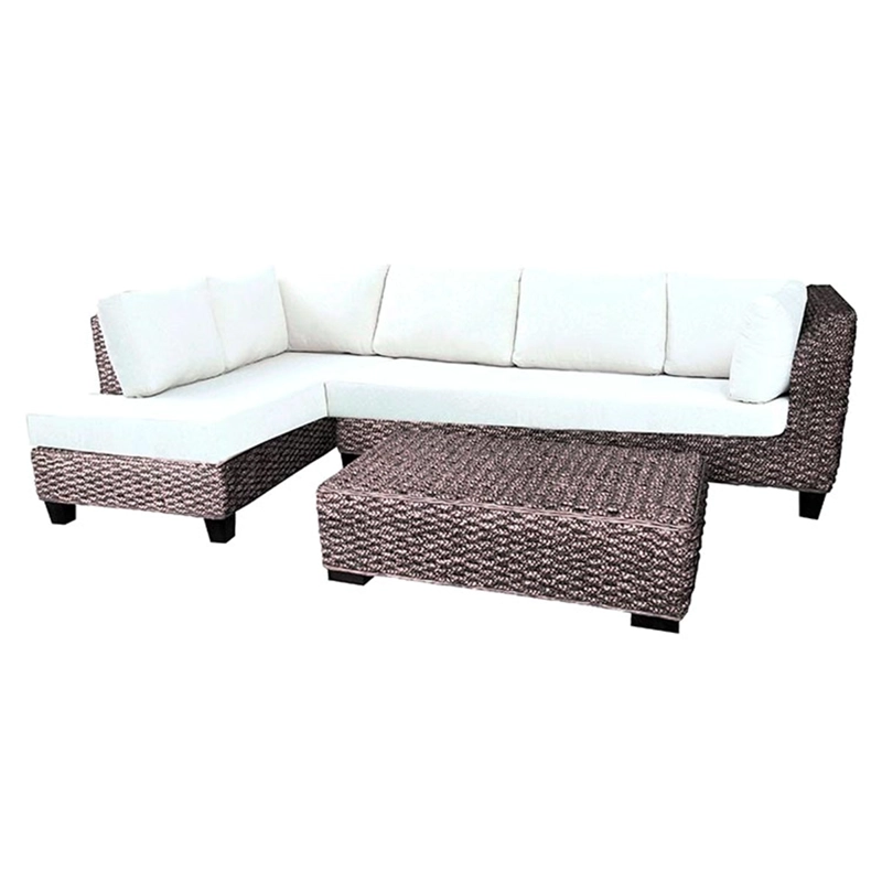 SET DE MUEBLES RIPLEY HOME SOFÁ SECCIONAL KATINA DERECHO 5 CUERPOS CAFÉ + MESA DE CENTRO - 2
