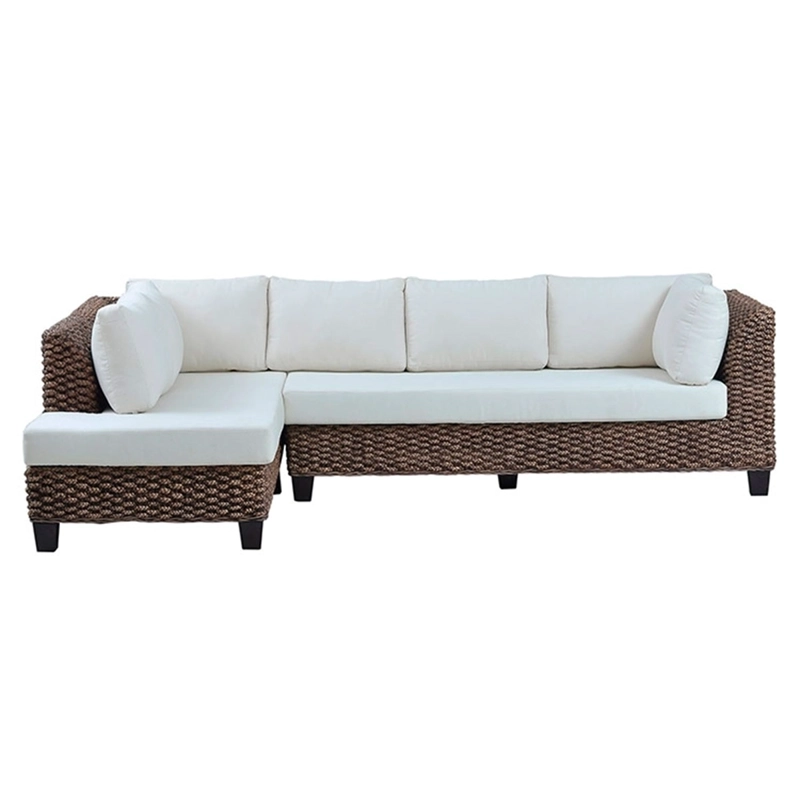SET DE MUEBLES RIPLEY HOME SOFÁ SECCIONAL KATINA DERECHO 5 CUERPOS CAFÉ + MESA DE CENTRO - 3