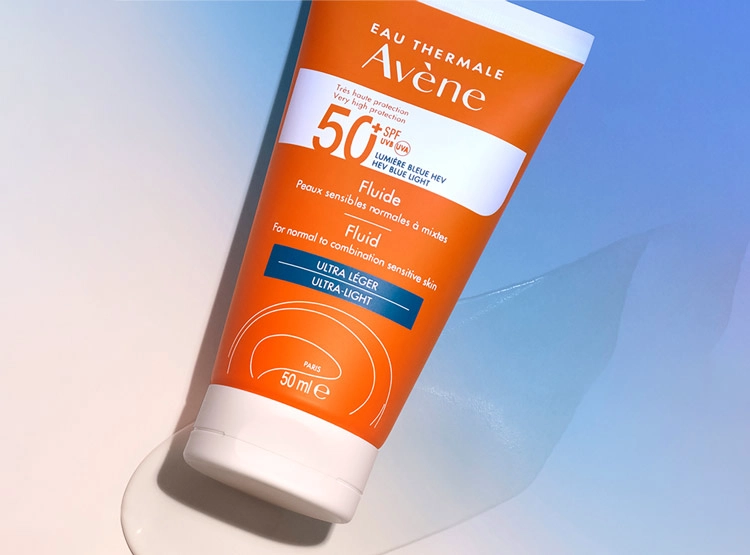 PROTECTOR SOLAR FACIAL AVÉNE FLUIDO SIN COLOR ULTRA LIGERO SPF 50+ 50 ML - 4