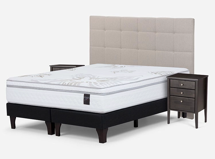 CAMA EUROPEA ROSEN ART 4 BD 2 PLAZAS + SET ISSEY - 2