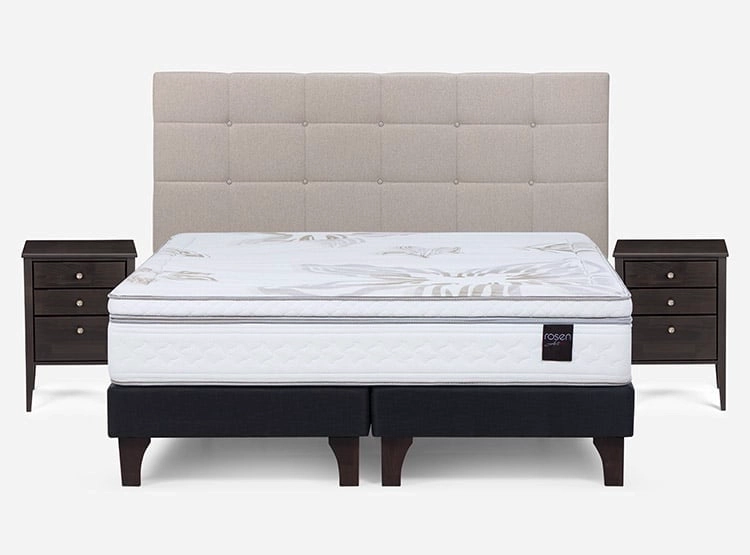 JUEGO DE DORMITORIO ROSEN CAMA EUROPEA ART 4 BD KING + SET ISSEY - 1