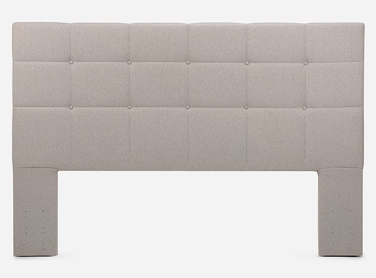 JUEGO DE DORMITORIO ROSEN CAMA EUROPEA ART4 + RESPALDO ISSEY NIEBLA - 3