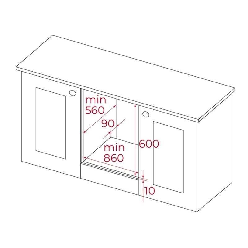 HORNO ELÉCTRICO TEKA EMPOTRABLE 91L HLF 9400 BK FL - 5