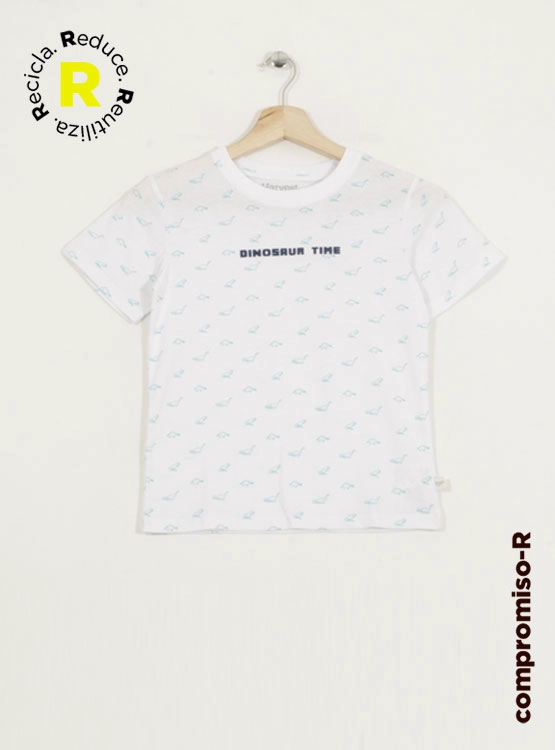 POLERA MANGA CORTA NIÑO HARVEST MINI PRINT - 1
