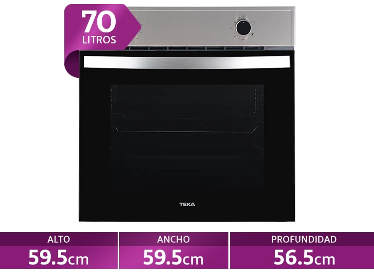 HORNO A GAS EMPOTRADO TEKA HBB 724GSSLPG E11