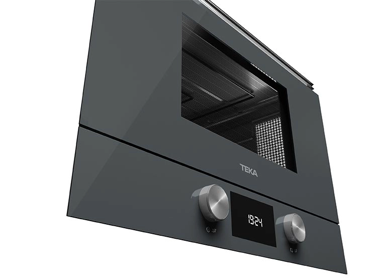 MICROONDAS TEKA 22 L ML 8220 EMPOTRADO STONE GREY SIN PLATO GIRATORIO - 4