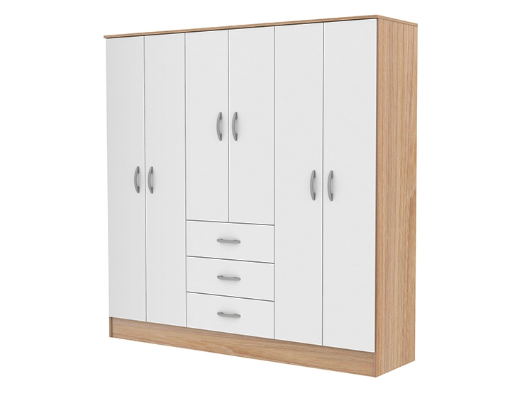 CLOSET CIC MAIPO OLMO BLANCO 6P 3C - 3