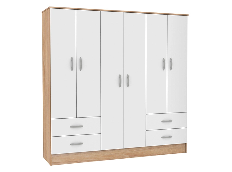 CLOSET CIC MAIPO OLMO BLANCO 6P 4C - 3