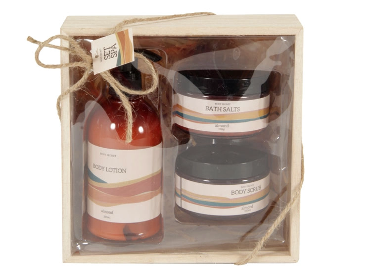 SET CORPORAL BODY SECRET TRÍO BLACK WOOD