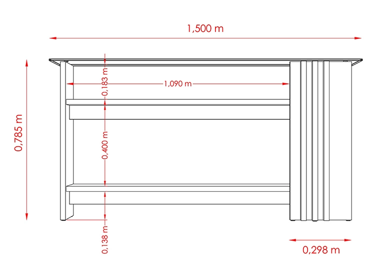 ARRIMO ALTAVISION FRIZZ CALACATA OFF BLANCO 150 X 35 CM - 2