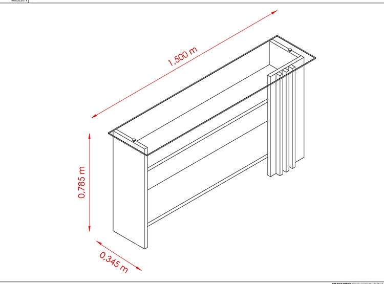 ARRIMO ALTAVISION FRIZZ CALACATA OFF BLANCO 150 X 35 CM - 3
