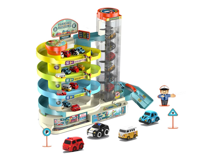 SET DE JUEGO KIDSCOOL ESTACIONAMIENTO DE AUTOS Y ACCESORIOS - 1