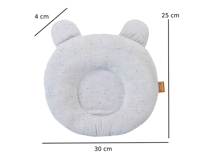 ALMOHADA INFANTIL KIDSCOOL SENSITY ANATOMICA GRIS - 2