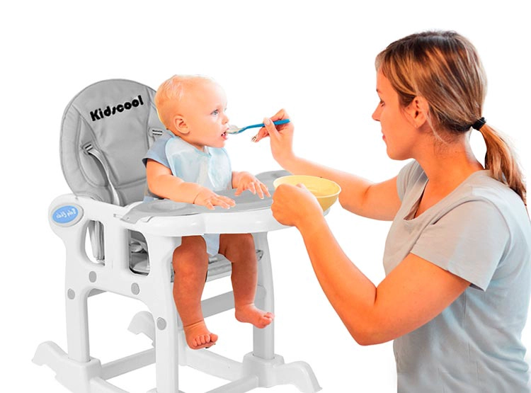 SILLA COMER KIDSCOOL NEW GRIS CLARO - 5