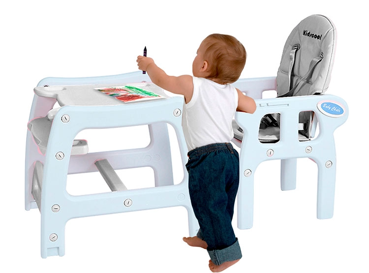 SILLA COMER KIDSCOOL NEW GRIS CLARO - 6