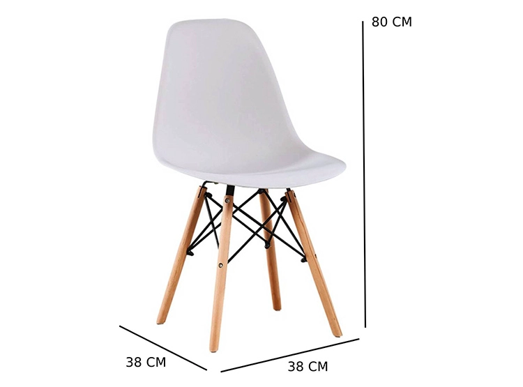 SILLA KIDSCOOL EAMES JUNIOR BLANCO - 6