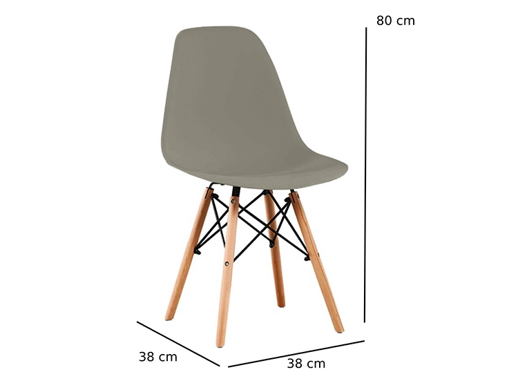 SILLA KIDSCOOL EAMES JUNIOR GRIS - 4