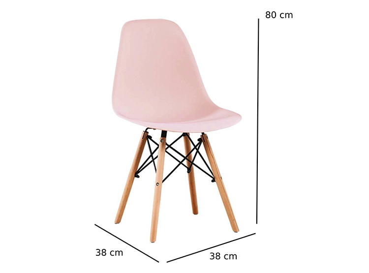 SILLA KIDSCOOL EAMES JUNIOR ROSA - 5