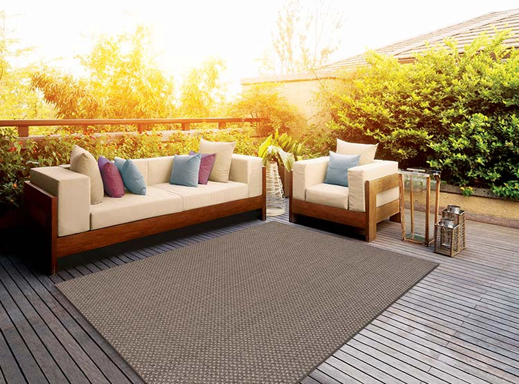 ALFOMBRA IDETEX SISAL PATTERN NÓRDICO 240 X 340 CM PLATA - 3