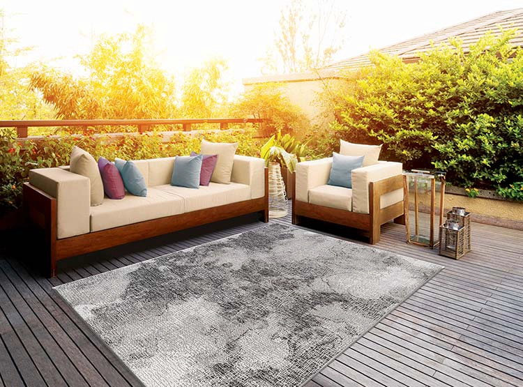 ALFOMBRA IDETEX SISAL URBAN NÓRDICO 240 X 340 CM HUMO - 3