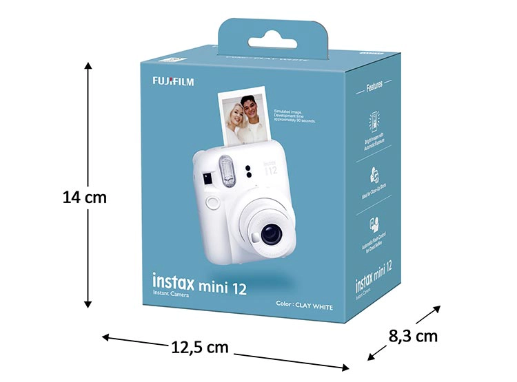 CÁMARA INSTANTÁNEA FUJI INSTAX MINI 12 BLANCO - 3
