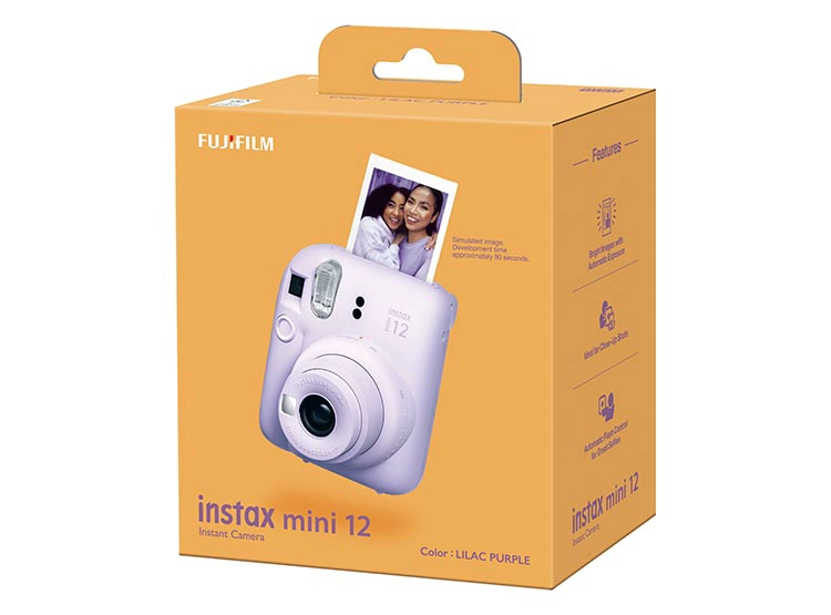 CÁMARA INSTANTÁNEA FUJI INSTAX MINI 12 LILA - 4