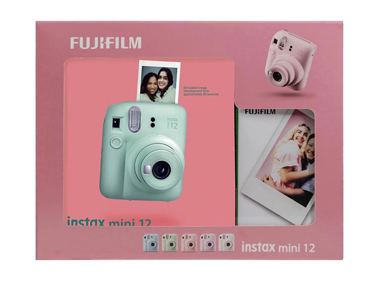 COMBO CÁMARA INSTANTÁNEA FUJI INSTAX MINI 12 VERDE + FILM 10 - 3