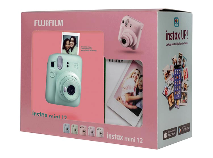 COMBO CÁMARA INSTANTÁNEA FUJI INSTAX MINI 12 VERDE + FILM 10 - 4