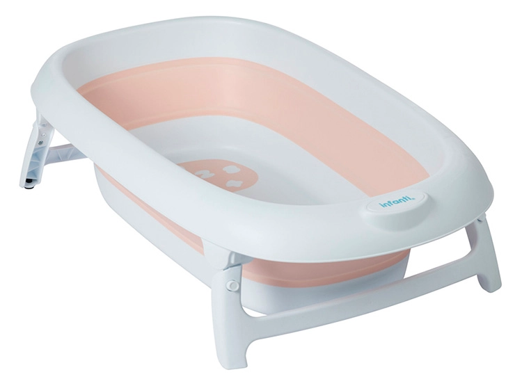 BAÑERA INFANTI NÚMEROS PLEGABLE ROSADO - 2