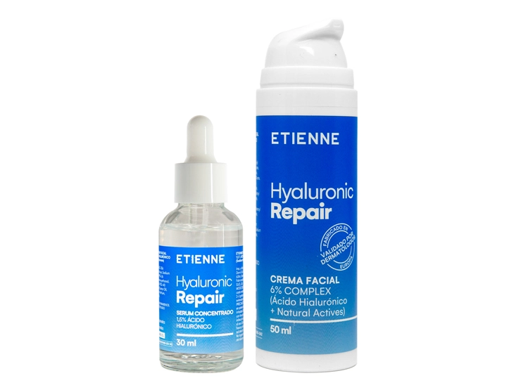 SET ETIENNE SÉRUM FACIAL ÁCIDO HIALURÓNICO 30 ML + CREMA 50 ML - 3