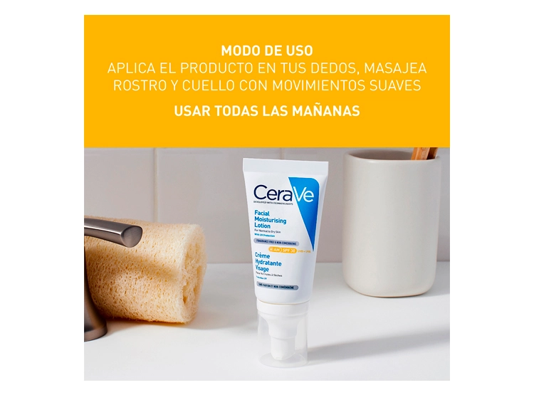 LOCION FACIAL CERAVE HIDRATANTE AM SPF 30 52 ML - 5