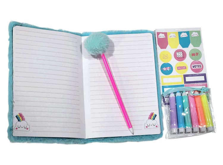 SET PAPELERIA HARVEST NUBE RAINBOW DELUXE - 2