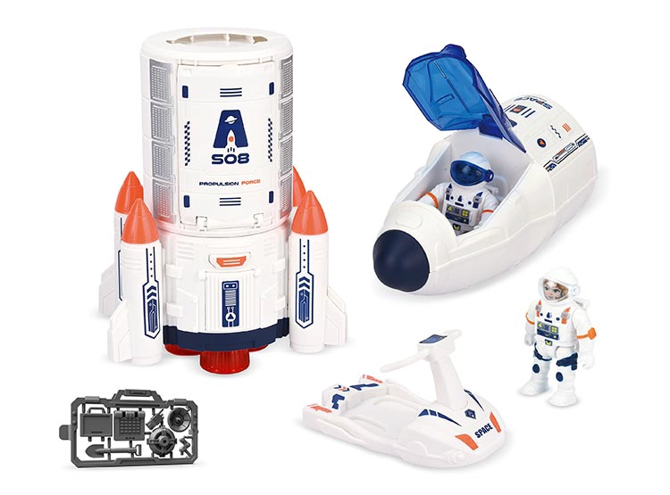 SET DE JUEGO ULTRA TOYS ESPACIO ASTRONAUTA Y COHETE - 3