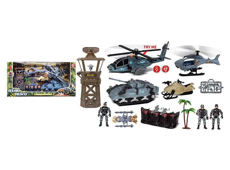 SET DE JUEGO ULTRA TOYS MILITAR GIGANTE GRIS - 2