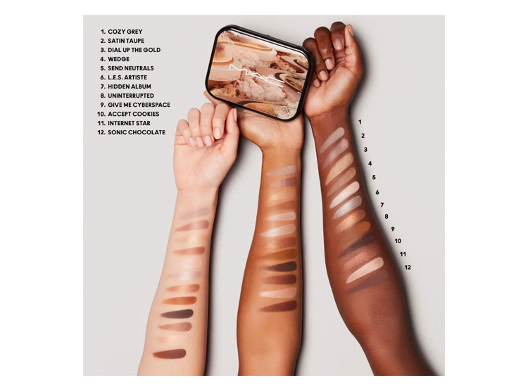 PALETA SOMBRA DE OJOS MAC CONNECT IN COLOUR EYE SHADOW 12.2 GR - 8