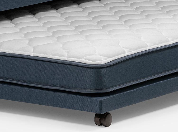 JUEGO DE DORMITORIO ROSEN CAMA DIVAN INDIE 1.5 PLAZAS AZUL + SET FERRARA - 10